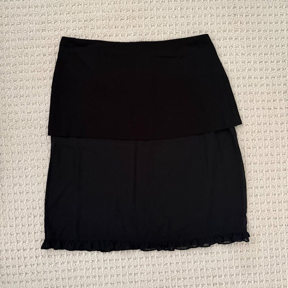 Sandy Liang SERIN SKIRT (Black, size 6) - Picture 4 of 8
